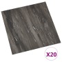 Self-adhesive floor boards 20 units PVC 1.86 m² dark gray by vidaXL, Floors and carpets - Ref: Foro24-330138, Price: 32,46 €,...