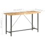 Solid mango wood bar table, rough texture, 180x70x107 cm by vidaXL, Kitchen and dining tables - Ref: Foro24-286613, Price: 36...
