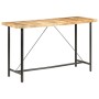 Solid mango wood bar table, rough texture, 180x70x107 cm by vidaXL, Kitchen and dining tables - Ref: Foro24-286613, Price: 36...