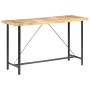 Solid mango wood bar table, rough texture, 180x70x107 cm by vidaXL, Kitchen and dining tables - Ref: Foro24-286613, Price: 36...