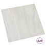 Self-adhesive pallets 20 units PVC 1.86 m² cream by vidaXL, Floors and carpets - Ref: Foro24-330147, Price: 39,28 €, Discount: %
