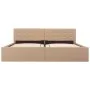 Cama canapé hidráulica cuero sintético capuchino 180x200 cm de vidaXL, Camas y somieres - Ref: Foro24-285533, Precio: 339,03 ...