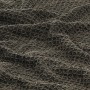 Manta de algodón gris antracita/marrón 220x250 cm