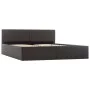 Cama canapé hidráulica cuero sintético gris 160x200 cm de vidaXL, Camas y somieres - Ref: Foro24-285526, Precio: 342,90 €, De...