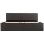 Cama canapé hidráulica cuero sintético gris 160x200 cm de vidaXL, Camas y somieres - Ref: Foro24-285526, Precio: 342,90 €, De...