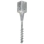 Erdspieße 6 Stück Stahl verzinkt silber 9x9x56 cm von vidaXL, Spikes zur Verankerung im Boden - Ref: Foro24-145440, Preis: 99...