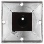 Erdspieße 6 Stück Stahl verzinkt silber 9x9x56 cm von vidaXL, Spikes zur Verankerung im Boden - Ref: Foro24-145440, Preis: 99...