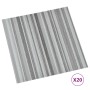 Selbstklebende Paletten 20 Stück PVC 1,86 m² hellgrau von vidaXL, Böden und Teppiche - Ref: Foro24-330149, Preis: 38,31 €, Ra...