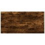 Estantes pared 4 uds madera ingeniería roble humo 40x20x1,5 cm en Estanterías | Comprar online en Foro24