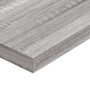 Estantes pared 4 uds madera ingeniería gris Sonoma 60x10x1,5 cm