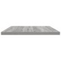 Estantes pared 4 uds madera ingeniería gris Sonoma 60x30x1,5 cm en Estanterías | Comprar online en Foro24