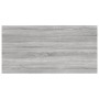 Estantes pared 4 uds madera ingeniería gris Sonoma 60x30x1,5 cm en Estanterías | Comprar online en Foro24