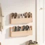 Wandschuhregale 2 Stück Kiefernholz 59x9x23 cm von vidaXL, Schuhregale und Schuhorganisatoren - Ref: Foro24-833273, Preis: 33...