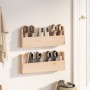 Wandschuhregale 2 Stück Kiefernholz 59x9x23 cm von vidaXL, Schuhregale und Schuhorganisatoren - Ref: Foro24-833273, Preis: 34...