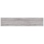 Estantes pared 4 uds madera ingeniería gris Sonoma 100x20x1,5cm