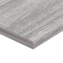 Estantes pared 4 uds madera ingeniería gris Sonoma 100x20x1,5cm