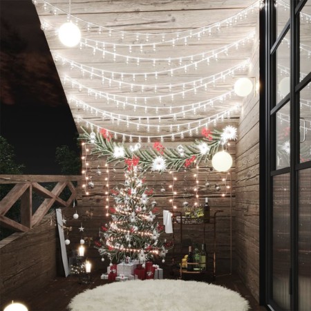 Globus-Lichterkette 8 Funktionen 40 m 400 kaltweiße LEDs von vidaXL, Weihnachtsbeleuchtung - Ref: Foro24-328815, Preis: 40,52...