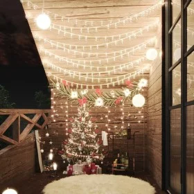 Globe string lights 8 functions 40m 400 warm white LEDs by vidaXL, Christmas lights - Ref: Foro24-328814, Price: 43,27 €, Dis...