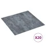 Self-adhesive floor tiles 20 units PVC gray marble 1.86 m² by vidaXL, Floors and carpets - Ref: Foro24-330160, Price: 34,75 €...