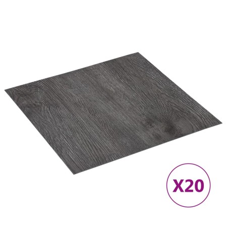 Tarimas de suelo autoadhesivas 20 uds PVC marrón 1,86 m² de vidaXL, Suelos y moquetas - Ref: Foro24-330162, Precio: 36,08 €