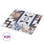 Tarimas autoadhesivas 20 udes PVC 1,86 m² estampado monocolor de vidaXL, Suelos y moquetas - Ref: Foro24-330168, Precio: 38,9...