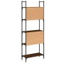 Librería de 5 estantes madera roble marrón 60,5x24x166,5 cm en Librerías y estanterías | Comprar online en Foro24