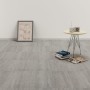 Selbstklebender Bodenbelag 20 Stk. gestreiftes graues PVC 1,86 m² von vidaXL, Böden und Teppiche - Ref: Foro24-330174, Preis:...