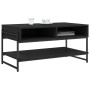 Mesa de centro madera contrachapada negro 90x50x45 cm en Mesas de centro | Comprar online en Foro24