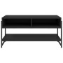Mesa de centro madera contrachapada negro 90x50x45 cm en Mesas de centro | Comprar online en Foro24