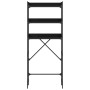 Estantería para lavadora madera ingeniería negra 67x25x163 cm
