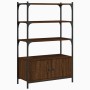 Librería 3 estantes madera ingeniería marrón 70x30x109,5 cm en Librerías y estanterías | Comprar online en Foro24