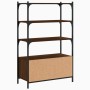 Librería 3 estantes madera ingeniería marrón 70x30x109,5 cm en Librerías y estanterías | Comprar online en Foro24