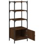 Librería 3 estantes madera ingeniería marrón 41x30x109,5 cm en Librerías y estanterías | Comprar online en Foro24
