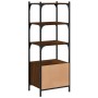 Librería 3 estantes madera ingeniería marrón 41x30x109,5 cm en Librerías y estanterías | Comprar online en Foro24