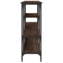 Mesa consola madera de ingeniería marrón roble 160x29x80 cm en Mesas auxiliares | Comprar online en Foro24