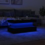 Mesa de centro con luces LED blanco 90x50x40 cm