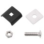 Conector de enrejado 25 sets gris antracita