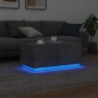 Mesa de centro con luces LED gris hormigón 90x50x40 cm en Mesas de centro | Comprar online en Foro24
