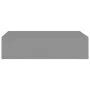 Wall-mounted gray MDF shelf with drawer 40x23.5x10 cm by vidaXL, Shelves and shelves - Ref: Foro24-330245, Price: 50,47 €, Di...