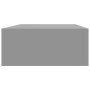 Wall-mounted gray MDF shelf with drawer 40x23.5x10 cm by vidaXL, Shelves and shelves - Ref: Foro24-330245, Price: 49,82 €, Di...