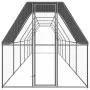 Hühnerstall für den Außenbereich aus verzinktem Stahl, 2 x 12 x 2 m von vidaXL, Käfige und Lebensräume für Kleintiere - Ref: ...