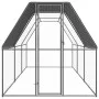 Jaula gallinero de exterior de acero galvanizado 2x6x2 m de vidaXL, Jaulas y habitáculos para animales pequeños - Ref: Foro24...