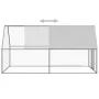 Galvanized steel outdoor chicken coop cage 2x4x2 m by vidaXL, Cages and habitats for small animals - Ref: Foro24-3089319, Pri...