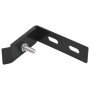 Conector de esquina para pared 10 sets gris antracita en Accesorios para rejas y vallas | Comprar online en Foro24
