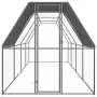 Hühnerstall für den Außenbereich aus verzinktem Stahl, 2 x 8 x 2 m von vidaXL, Käfige und Lebensräume für Kleintiere - Ref: F...