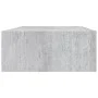 Wall shelf with drawer 2 pcs MDF concrete gray 40x23.5x10cm by vidaXL, Shelves and shelves - Ref: Foro24-330252, Price: 67,29...