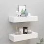Wandregale mit Schublade 2 Stück MDF weiß 60x23,5x10 cm von vidaXL, Regale und Regale - Ref: Foro24-330256, Preis: 80,19 €, R...