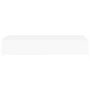 Wall shelves with drawer 2 pcs MDF white 60x23.5x10 cm by vidaXL, Shelves and shelves - Ref: Foro24-330256, Price: 79,05 €, D...