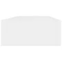 Wall shelves with drawer 2 pcs MDF white 60x23.5x10 cm by vidaXL, Shelves and shelves - Ref: Foro24-330256, Price: 79,05 €, D...