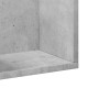 Mueble de pared madera ingeniería gris hormigón 99x18x16,5 cm en Estantes y estanterías | Comprar online en Foro24